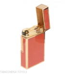 St. Dupont Line 1 Lighter, Contemporary Pink Lacquer, Gold-Plated - Lighters - Brass