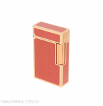 Accendino St Dupont Linea 1 lacca contemporanea rosa placcato oro - Accendini