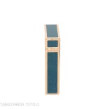 St. Dupont Line 1 Lighter, Contemporary Blue Lacquer, Gold-Plated - Lighters - Brass