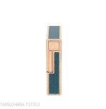 St. Dupont Line 1 Lighter, Contemporary Blue Lacquer, Gold-Plated - Lighters - Brass