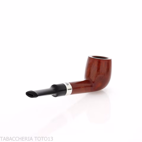 Peterson Junior Lovat Terracotta silver mounted Fishtail - Pipe Pour le Tabac - Racine naturelle