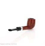 Peterson Junior Lovat Terracotta silver mounted Fishtail - Pipe Pour le Tabac - Racine naturelle