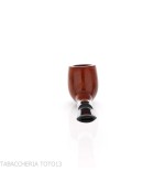 Peterson Junior Lovat Terracotta silver mounted Fishtail - Pipe Pour le Tabac - Racine naturelle