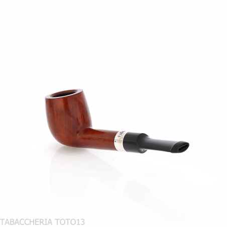 Peterson Junior Lovat Terracotta silver mounted Fishtail - Pipe Pour le Tabac - Racine naturelle