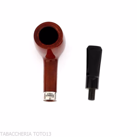 Peterson Junior Lovat Terracotta silver mounted Fishtail - Pipe Pour le Tabac - Racine naturelle
