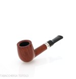 Peterson Junior Lovat Terracotta silver mounted Fishtail - Pipe Pour le Tabac - Racine naturelle