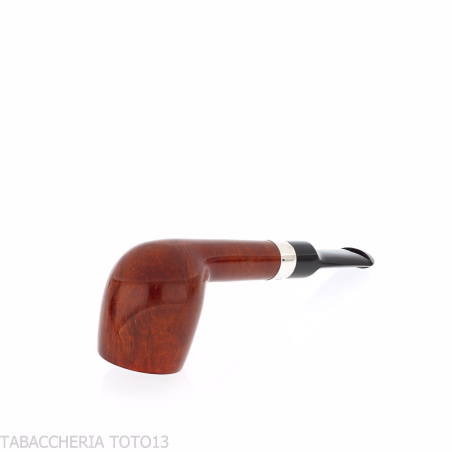 Peterson Junior Lovat Terracotta silver mounted Fishtail - Pipe Pour le Tabac - Racine naturelle
