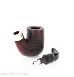 Peterson Pub pipe Sandblasted Oom Paul P-lip - Pipe