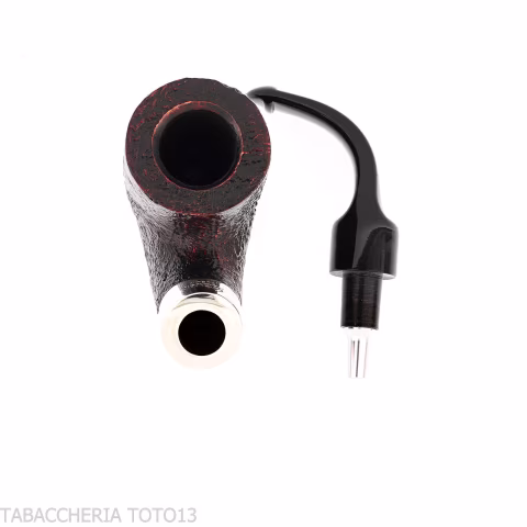 Peterson Pub pipe Sandblasted Oom Paul P-lip - Pipe