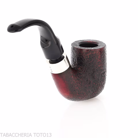 Peterson Pub pipe Sandblasted Oom Paul P-lip - Pipe