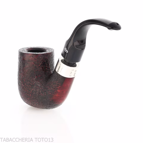 Peterson Pub pipe Sandblasted Oom Paul P-lip - Pipe