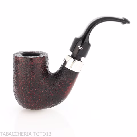 Peterson Pub pipe Sandblasted Oom Paul P-lip - Pipe