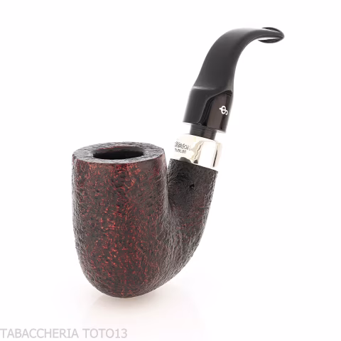 Peterson Pub pipe Sandblasted Oom Paul P-lip - Pipe