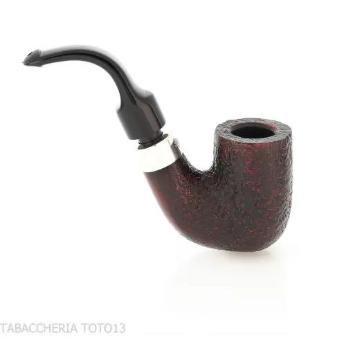 Peterson Pub pipe Sandblasted Oom Paul P-lip - Tobacco Pipes - Natural root