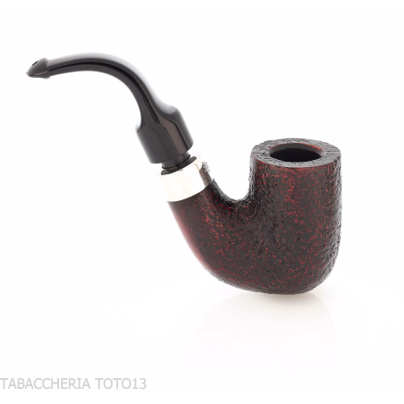 Peterson Pub pipe Sandblasted Oom Paul P-lip - Pipe