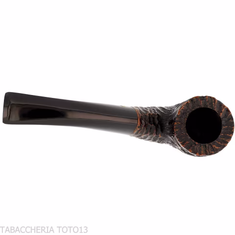 Peterson Aran 01 Bent Pot Rusticated Fishtail - Pipe Pour le Tabac - Racine naturelle