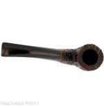 Peterson Aran 01 Bent Pot Rusticated Fishtail - Pipe Pour le Tabac - Racine naturelle