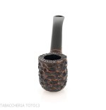 Peterson Aran 01 Bent Pot Rusticated Fishtail - Pipe Pour le Tabac - Racine naturelle