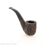 Peterson Aran 01 Bent Pot Rusticated Fishtail - Pipe Pour le Tabac - Racine naturelle
