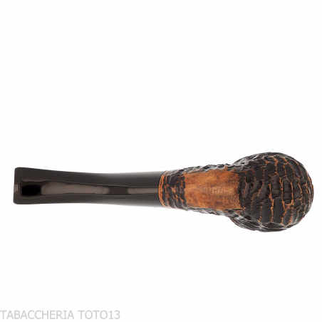 Peterson Aran 01 Bent Pot Rusticated Fishtail - Pipe Pour le Tabac - Racine naturelle