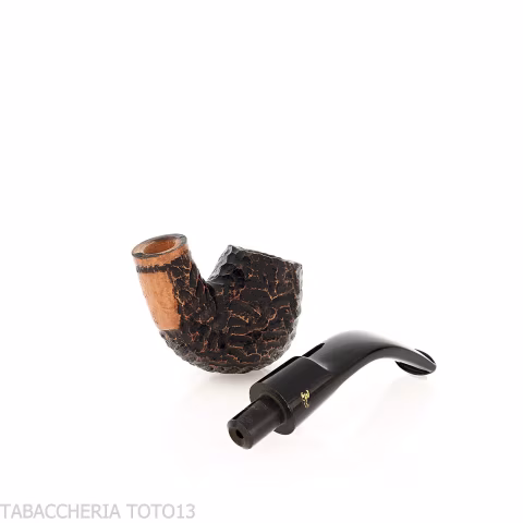 Peterson Aran 230 Bent Billiard Rusticated Fishtail-Peterson
