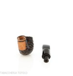 Peterson Aran 230 Bent Billiard Rusticated Fishtail-Peterson