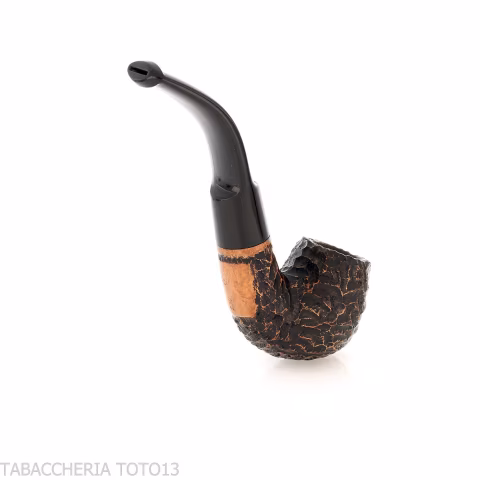 Peterson Aran 230 Bent Billiard Rusticated Fishtail-Peterson