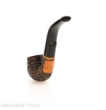 Peterson Aran 230 Bent Billiard Rusticated Fishtail-Peterson