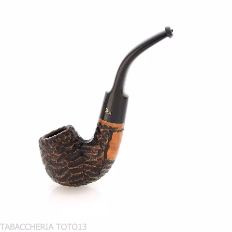 Peterson Aran 230 Bent Billiard Rusticated Fishtail-Peterson