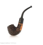 Peterson Aran 230 Bent Billiard Rusticated Fishtail-Peterson