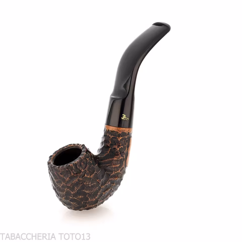 Peterson Aran 230 Bent Billiard Rusticated Fishtail-Peterson