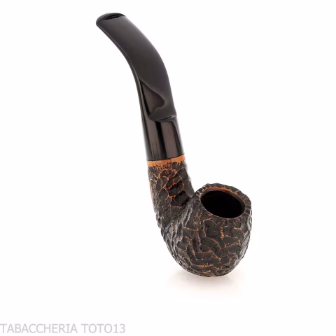 Peterson Aran 230 Bent Billiard Rusticated Fishtail-Peterson
