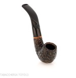 Peterson Aran 230 Bent Billiard Rusticated Fishtail-Peterson