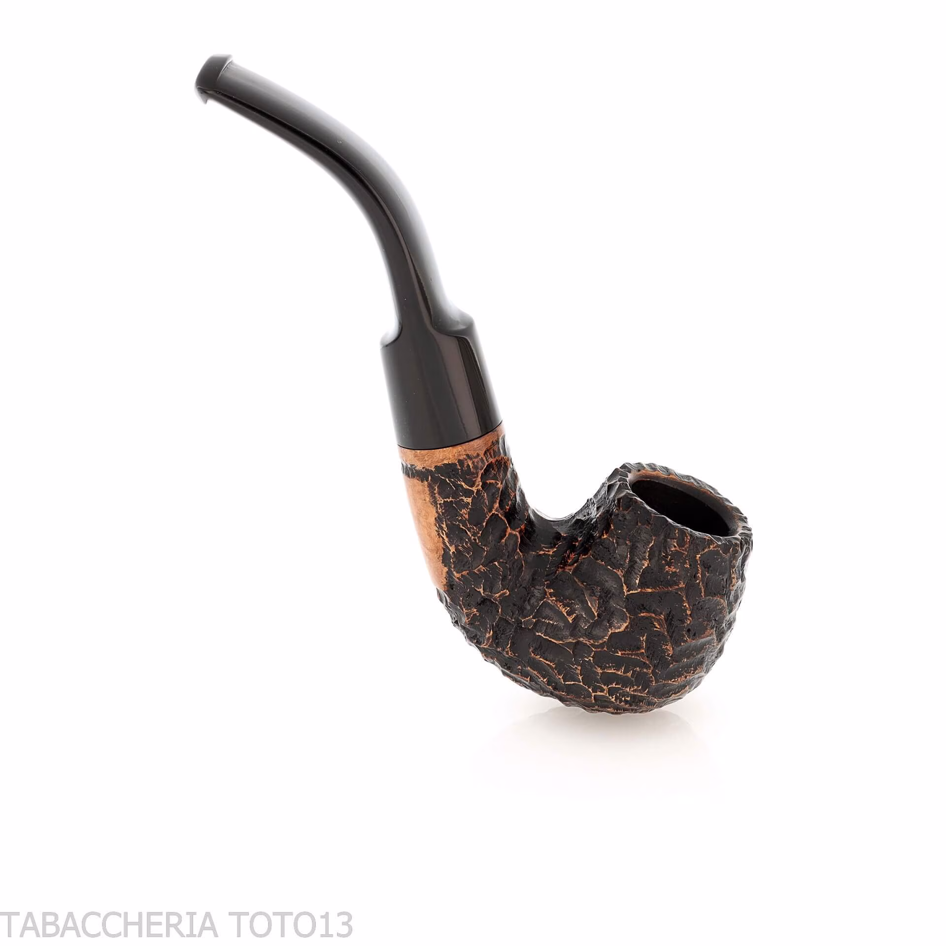 Peterson Aran 230 Bent Billiard Rusticated Fishtail-Peterson