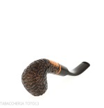 Peterson Aran 230 Bent Billiard Rusticated Fishtail-Peterson