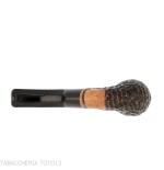 Peterson Aran 230 Bent Billiard Rusticated Fishtail-Peterson