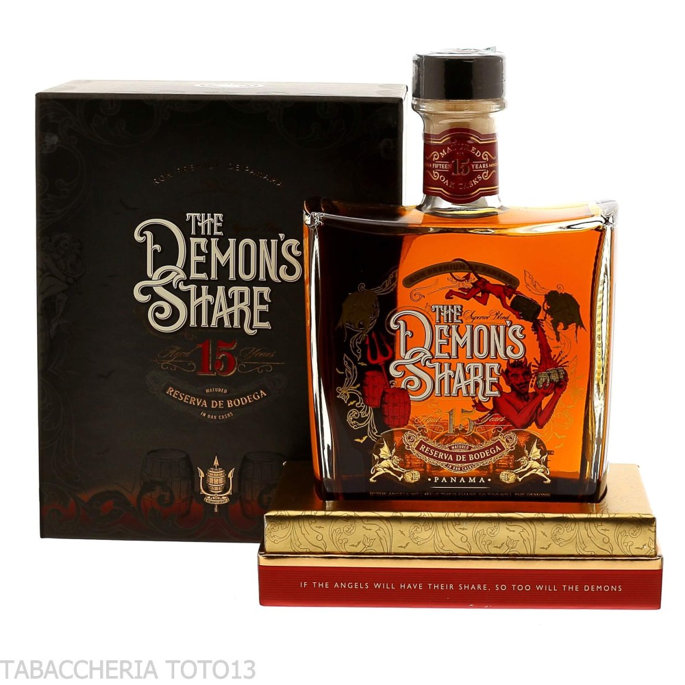 The Demon's Share 15 yo Rum Panama Vol.43% Cl.70-Rhum