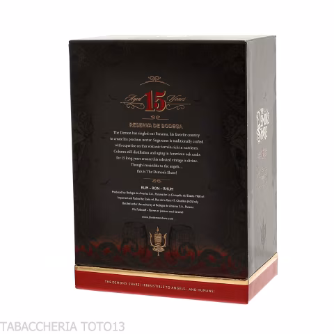 The Demon's Share 15 yo Rum Panama Vol.43% Cl.70-Rhum