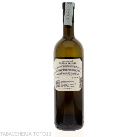 Nannoni grappa di brunello Vol.40% Cl.70 - Spiritueux - Marcs