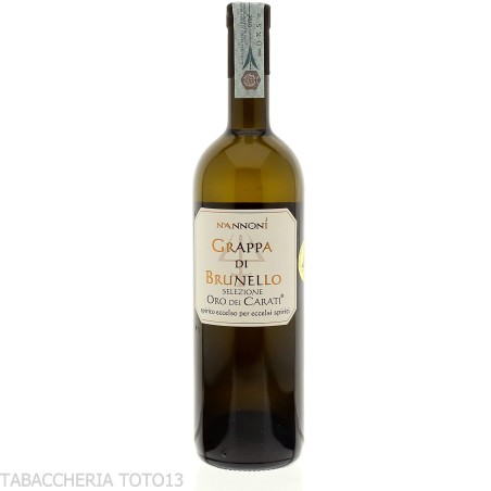 Nannoni grappa di brunello Vol.40% Cl.70 - Spiritueux - Marcs