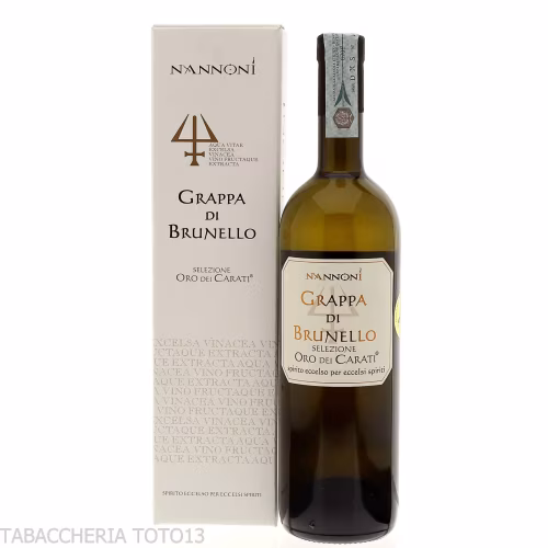 Nannoni grappa di brunello Vol.40% Cl.70-Grappe