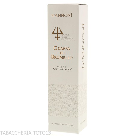 Nannoni grappa di brunello Vol.40% Cl.70 - Spiritueux - Marcs
