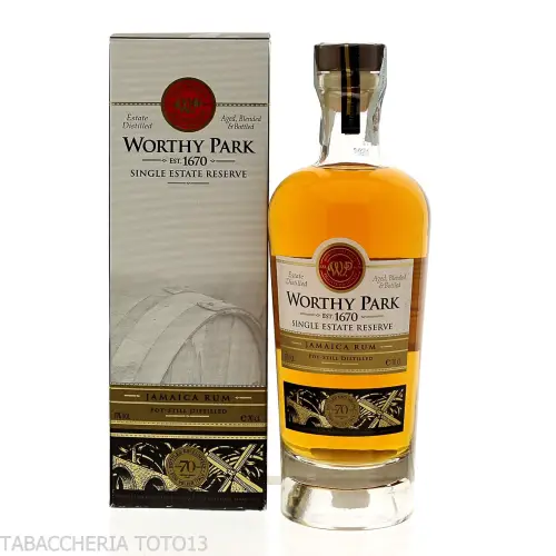 Worthy Park single estate reserve 70th Velier Vol.57% Cl.70 - Spiritueux - Mélasse