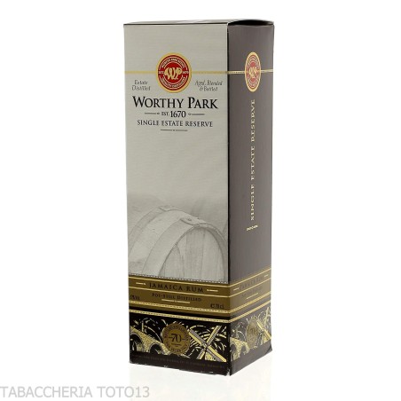 Worthy Park single estate reserve 70th Velier Vol.57% Cl.70 - Distillati