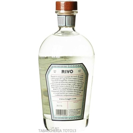 Rivo Lake Como Foraged Gin Vol.43% Cl.50 - Spiritueux - Blé dur