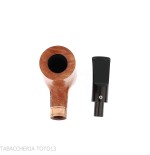 Brass whiskey forma cherrywood in radica naturale - Pipe