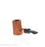 Brass whiskey forma cherrywood in radica naturale - Pipe