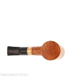 Pipa Brass Whiskey en forma de Cherrywood en brezo natural - Pipas de Tabaco