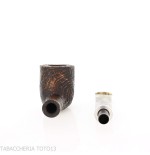 Revolution Mammuth Straight Billiard-Shaped Sandblasted Briar Pipe-Talamona