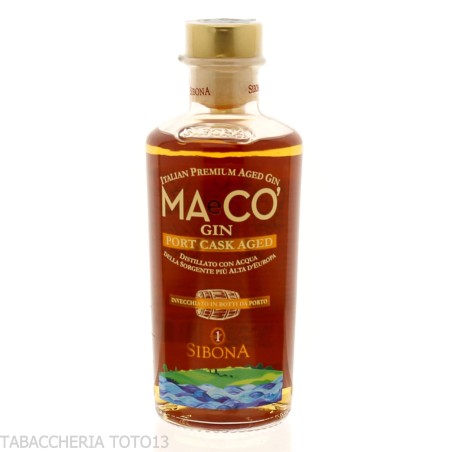 Sibona MAeCO' port cask aged gin Vol.44% Cl.50-Gin